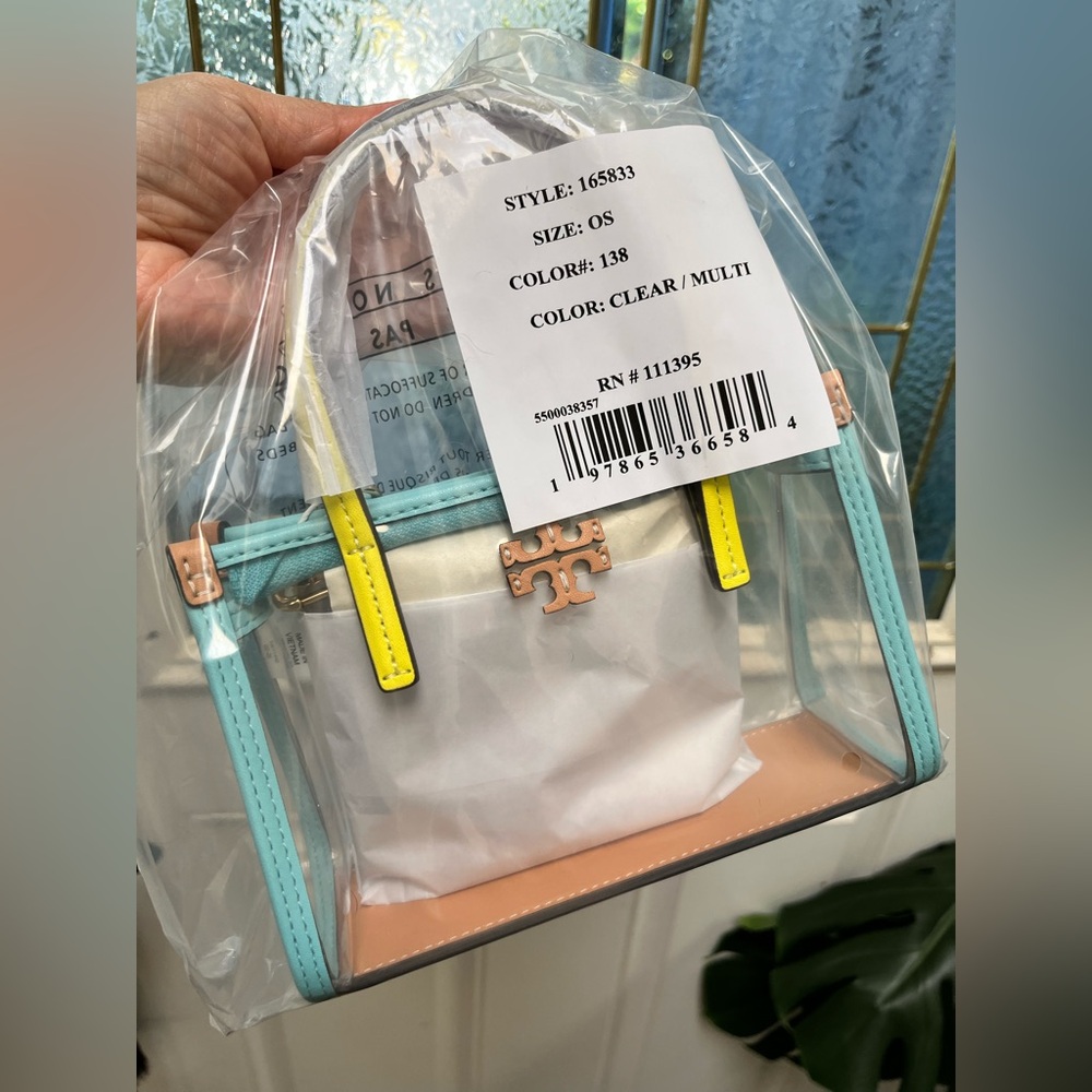 Tory Burch Blake Clear Mini Tote